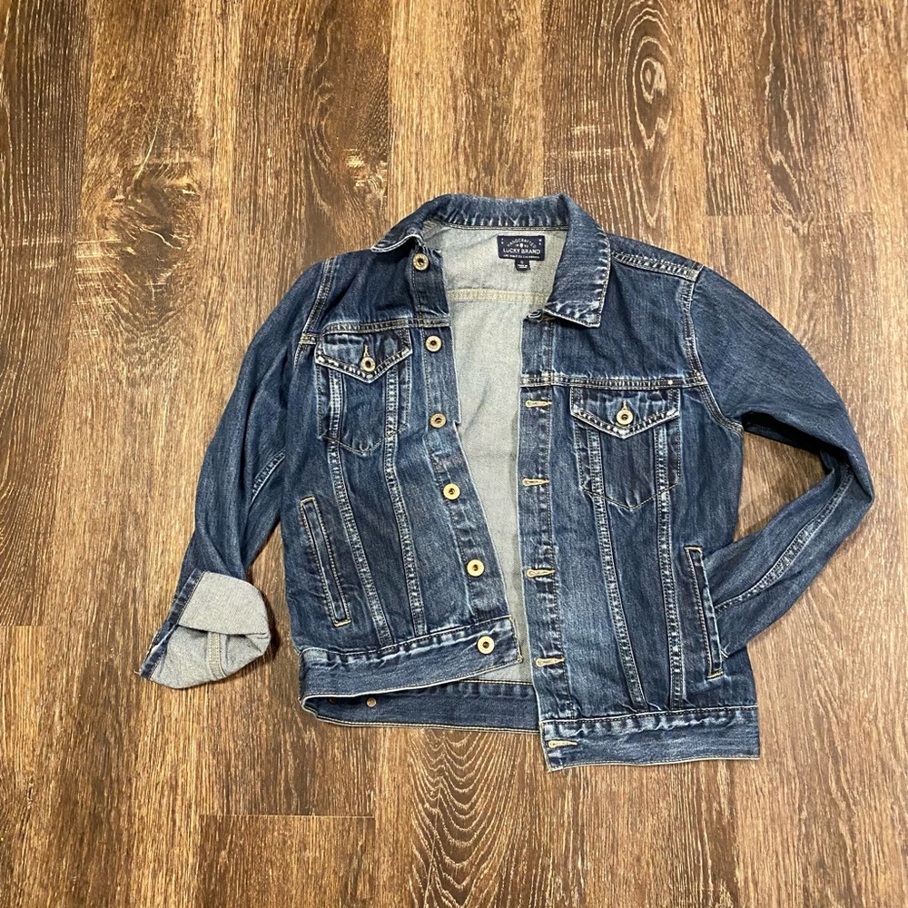 EUC Lucky Brand Denim Jacket Size Small